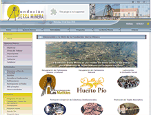 Tablet Screenshot of fundacionsierraminera.org
